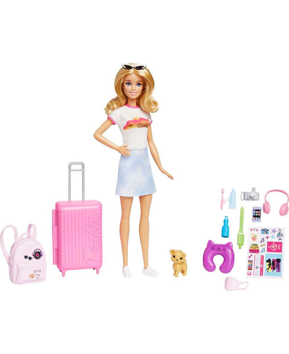 Barbie Malibu Travel Set with Puppy and Accessories