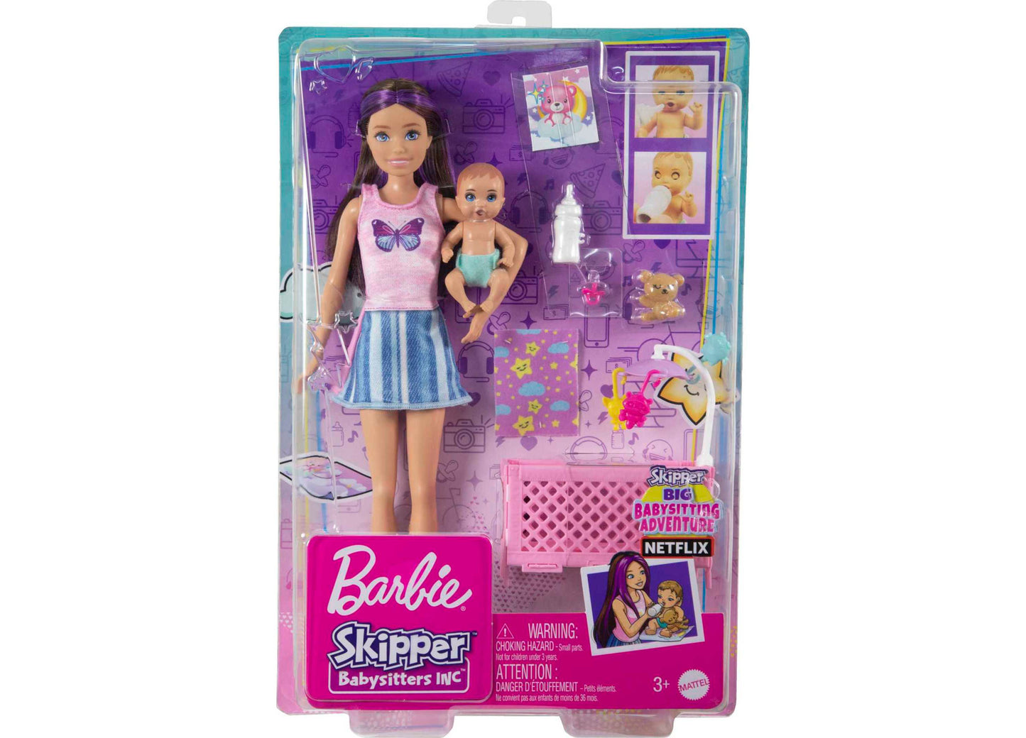 Barbie Skipper Babysitters Inc. Doll and Playset - Bedtime Adventure