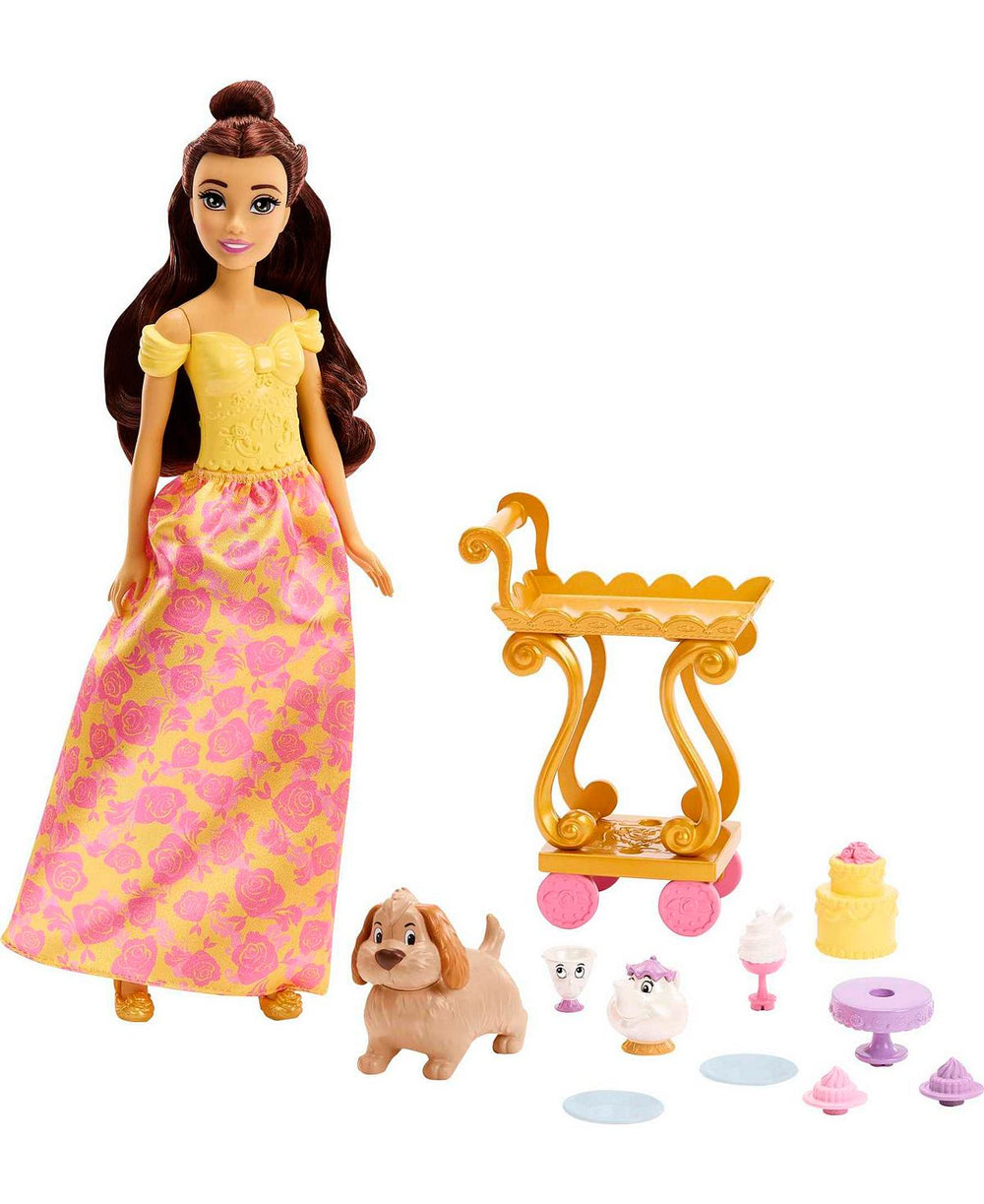 Disney Princess Belle's Enchanted Tea Time Cart Playset