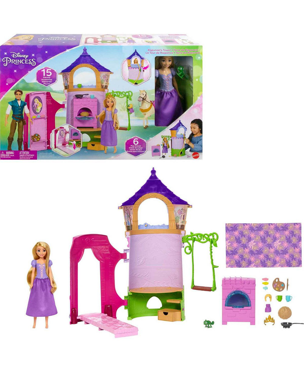 Disney Princess Rapunzel's Tower Playset - Enchanted Adventure Set