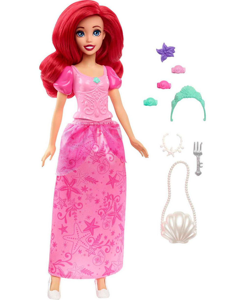 Disney Princess - The Little Mermaid Getting Ready Ariel Doll with Accessories