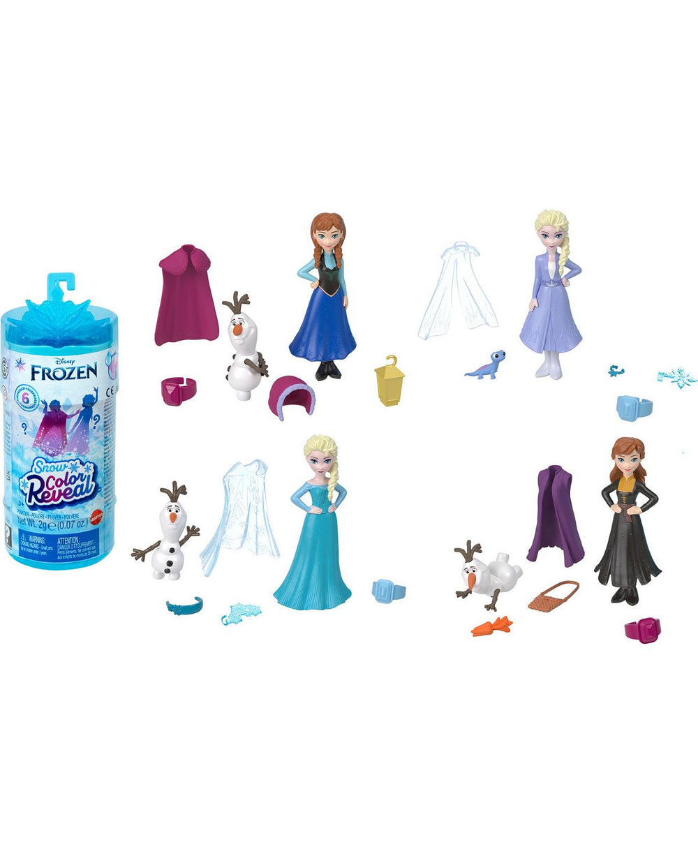 Disney Princess Frozen Snow Color Reveal Doll with Magical Surprises