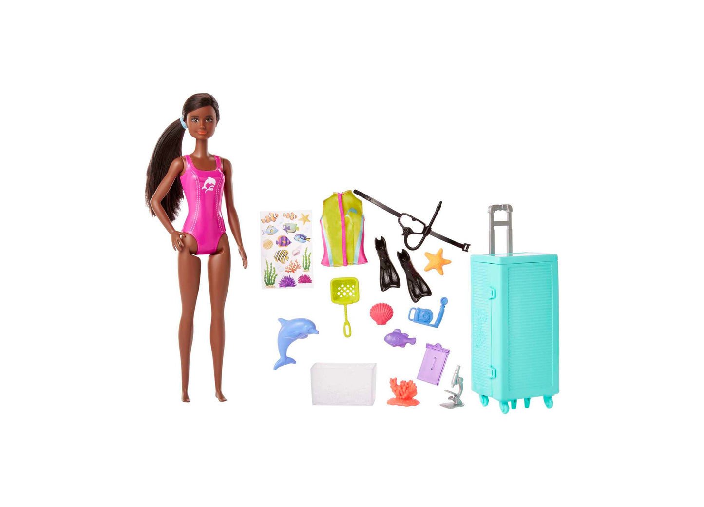 Barbie Marine Biologist Doll and Playset - Brunette