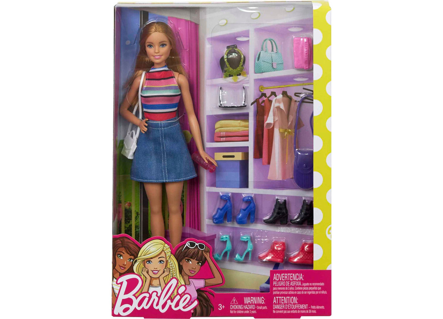 Barbie Doll and Shoes Playset