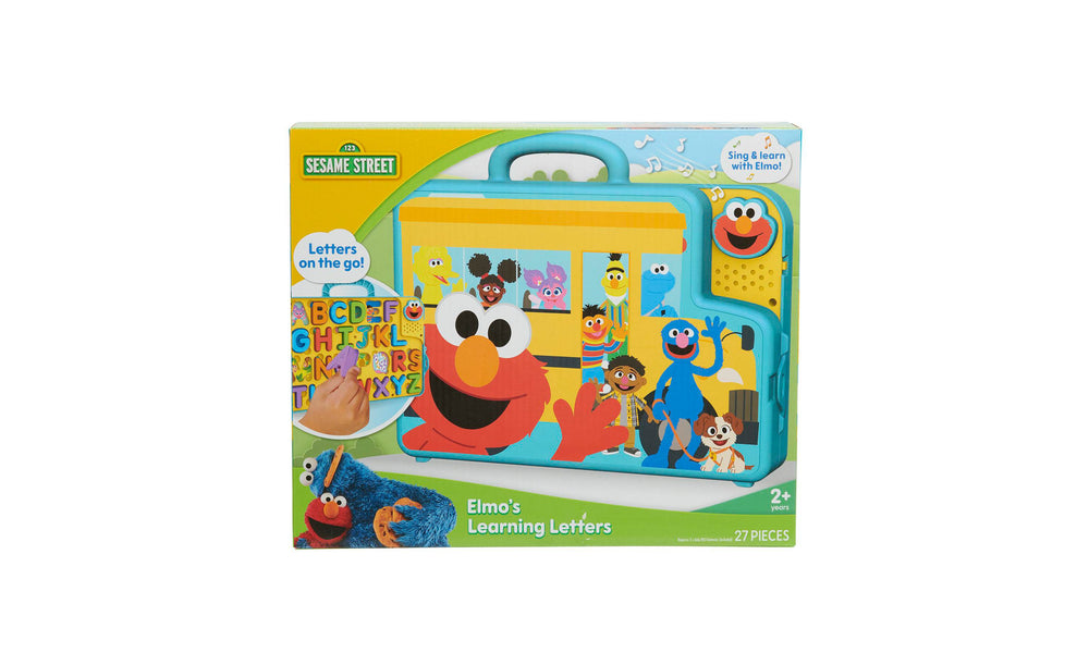 Sesame Street Elmo's Learning Letters Bus - Interactive ABCs Activity Board