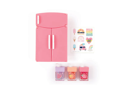 Three Cheers For Girls Mini Fridge Lip Gloss Set - Fruit Scented