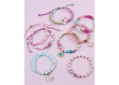 Make It Real Celestial Stones DIY Bracelet Kit - Charm Jewelry Creation Set