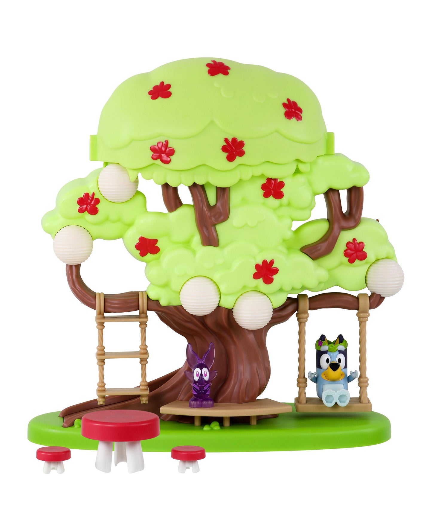 Bluey Treehouse Playset with Flower Crown Bluey and Fairy Figures