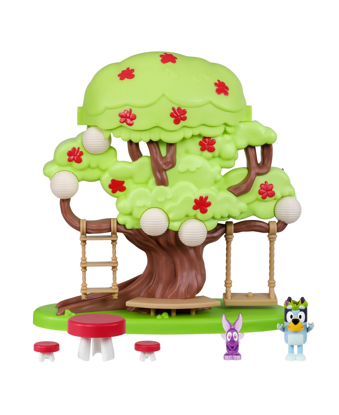 Bluey Treehouse Playset with Flower Crown Bluey and Fairy Figures