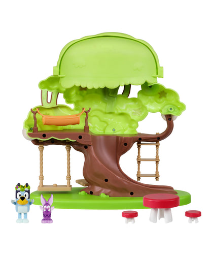 Bluey Treehouse Playset with Flower Crown Bluey and Fairy Figures