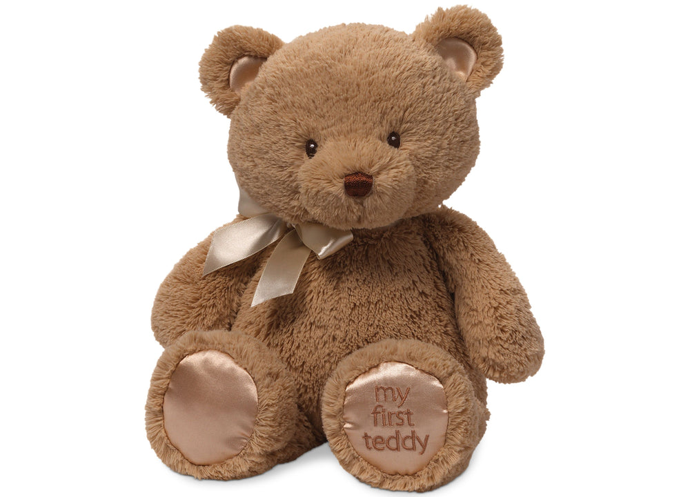 Gund Baby My First Teddy 15 inch Plush Brown Bear - Tan