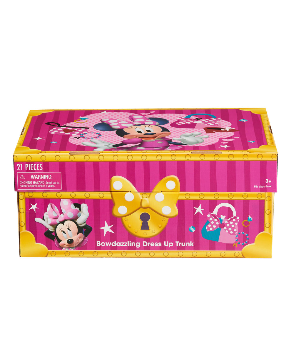 Disney Junior Minnie Mouse Bowdazzling Dress Up Trunk Set, 21 Pieces