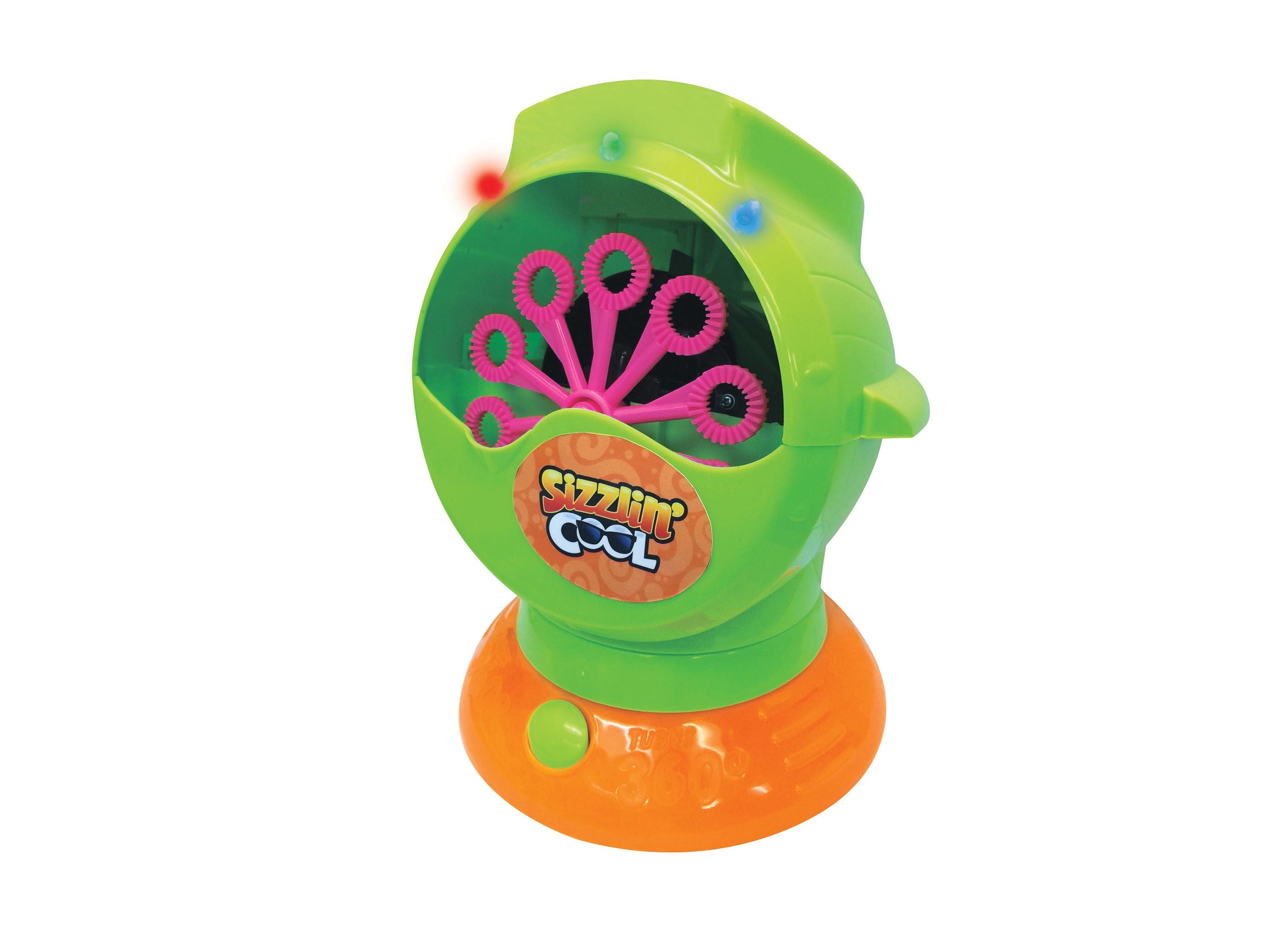 Toys R Us Sizzlin Cool Light Up 360 Bubble Blower With Colorful Led L