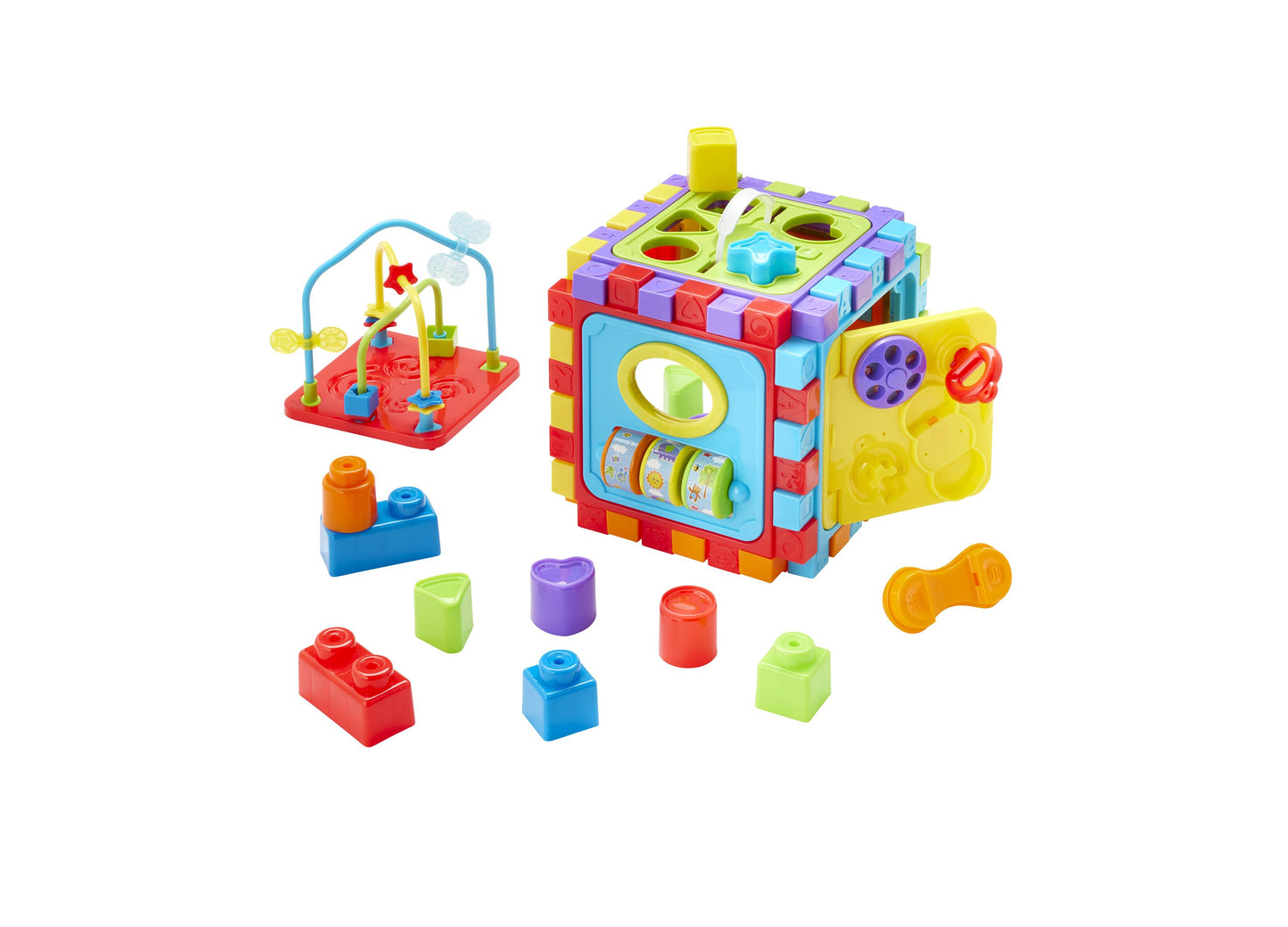 Imaginarium 6-Way Activity Cube - Multicolor - Educational Toy for Toddlers