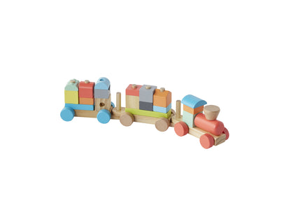 Imaginarium Stack and Play Trio - Multicolor Wooden Educational Toy Set