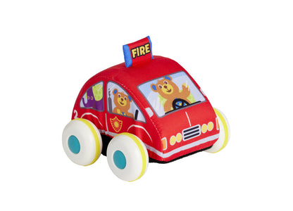 Imaginarium 3-Piece Pull and Go Vehicle Set: Fire Truck, Police, and Ambulance