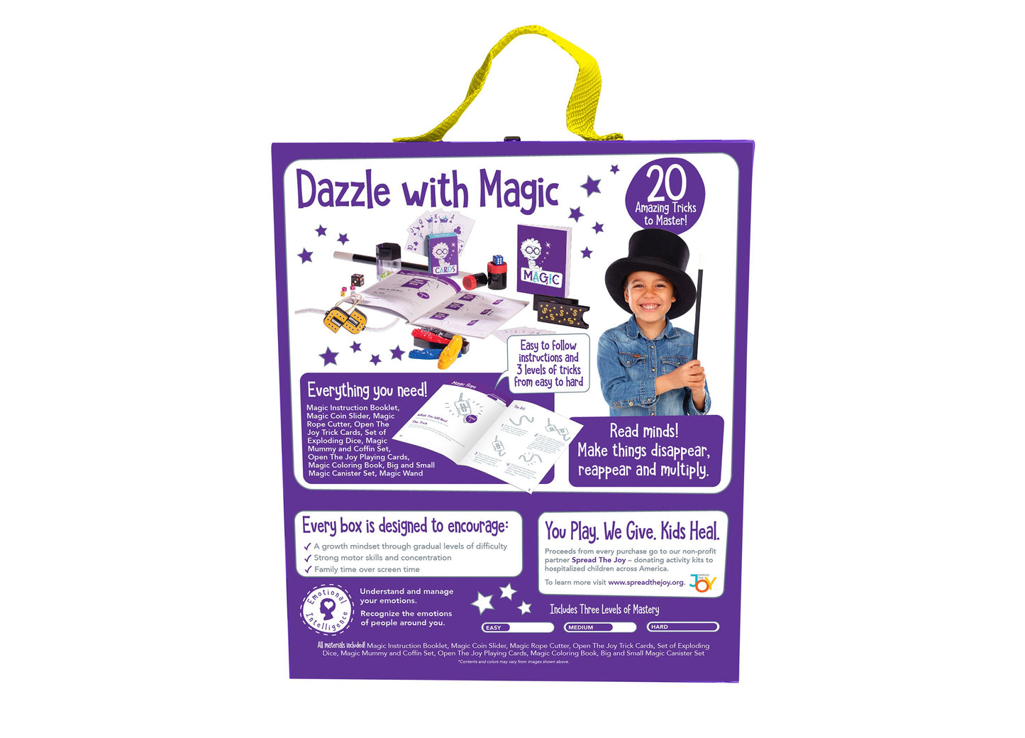 Open The Joy Magic Activity Kit - 20+ Tricks Set