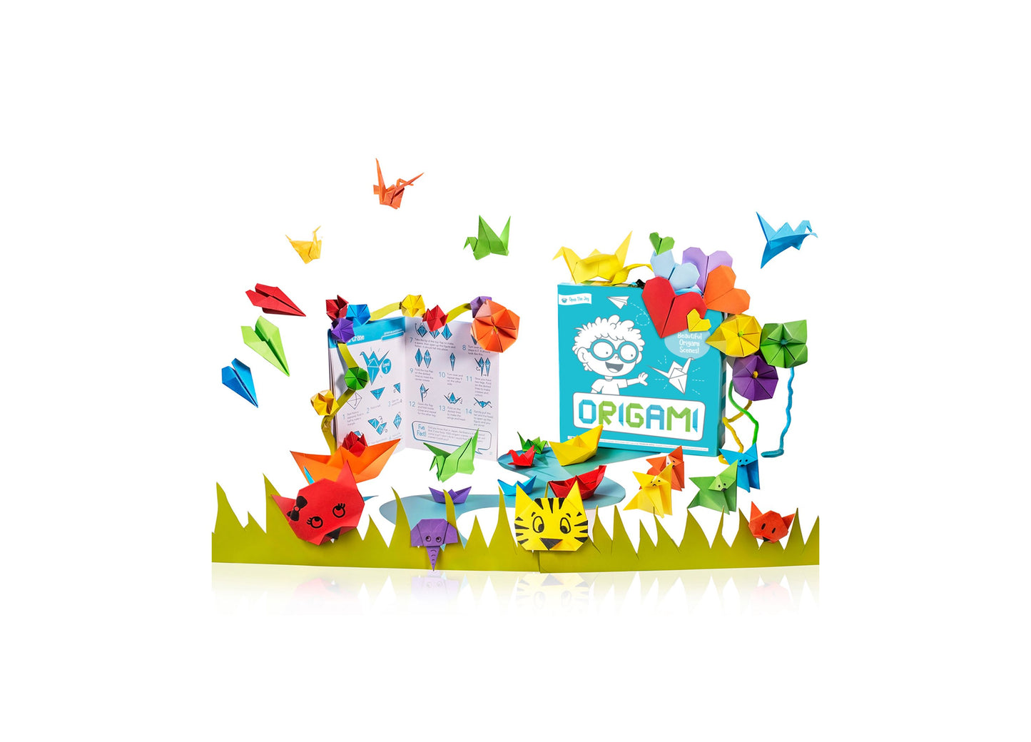 Open The Joy Complete Origami Exploration Kit - Assorted Colors