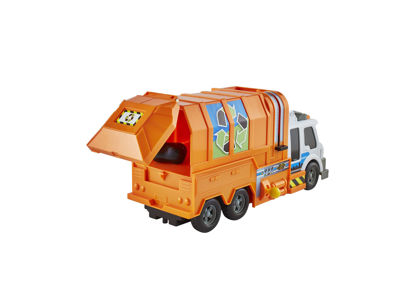 Fast Lane Light & Sound Recycling Garbage Truck with Accessories