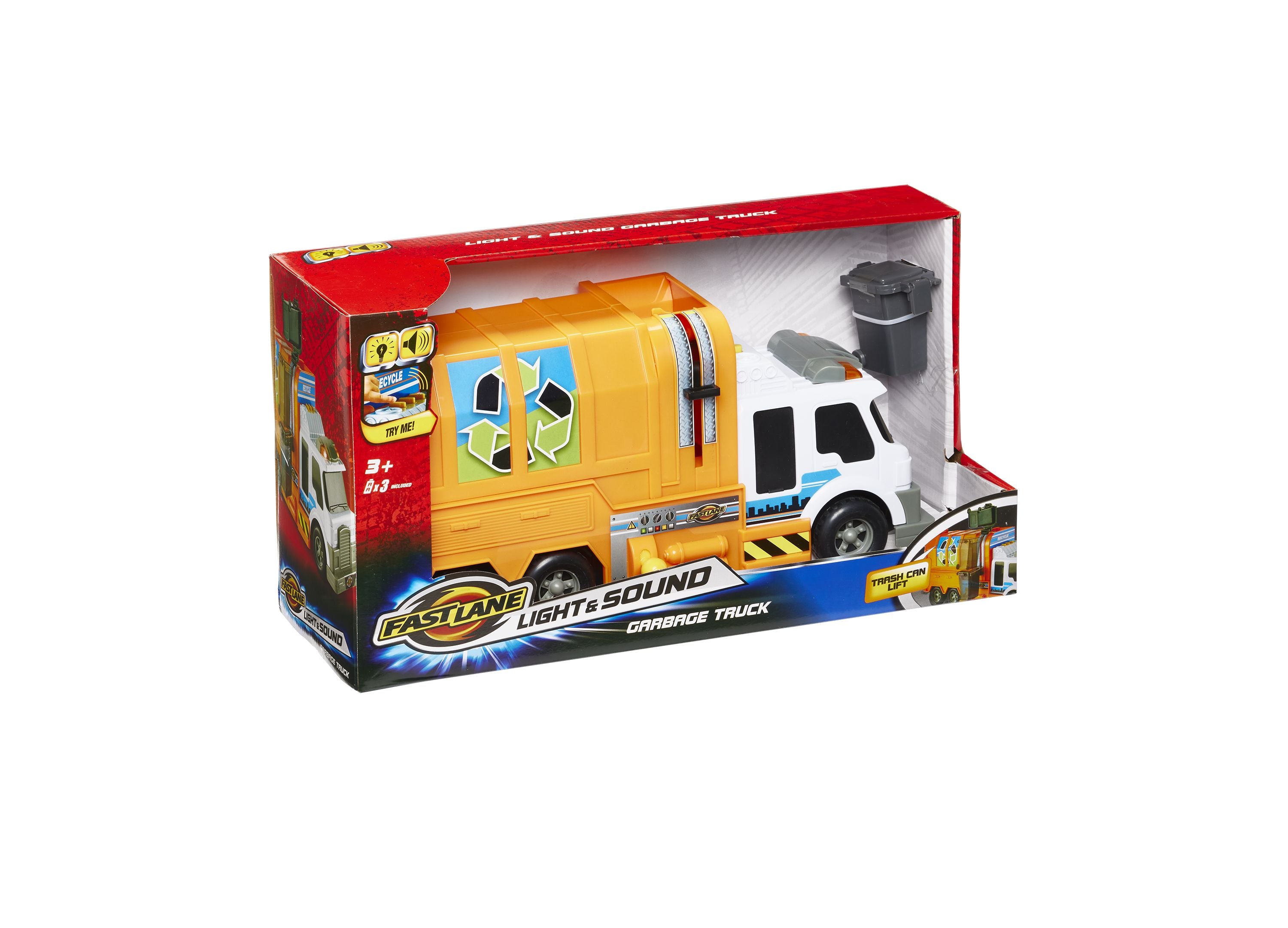 Fast Lane Light Sound Recycling Garbage Truck with Accessories Toys R Us