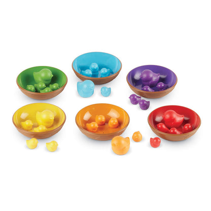 Learning Resources Birds in a Nest Sorting Set - Colorful Educational Toy