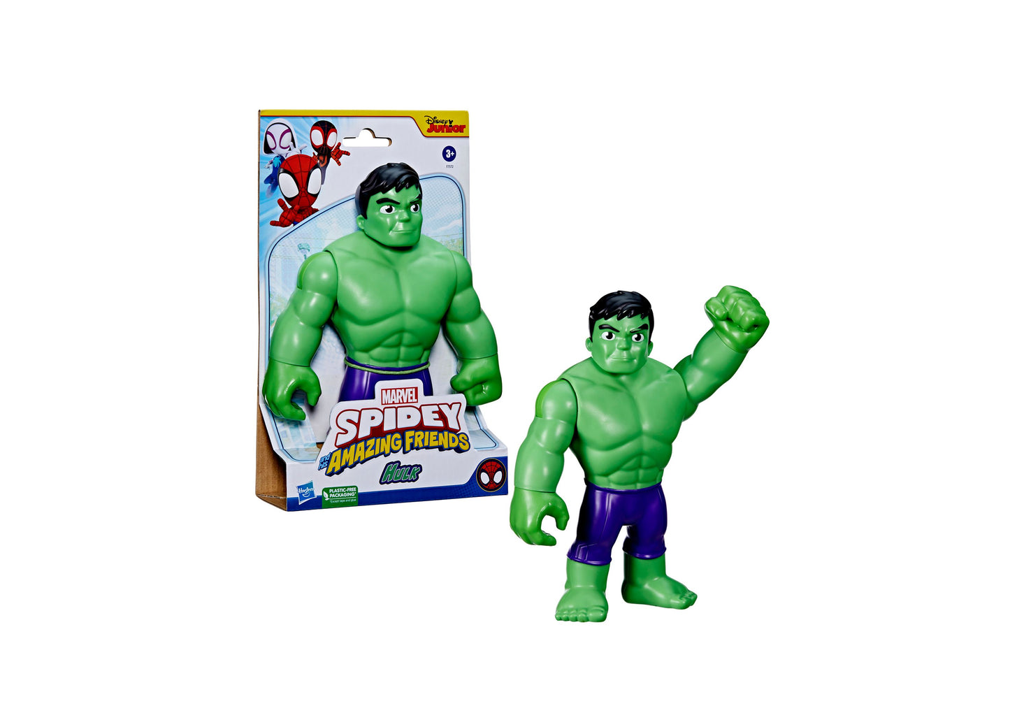 Marvel Spidey and His Amazing Friends 9-Inch Supersized Hulk Figure