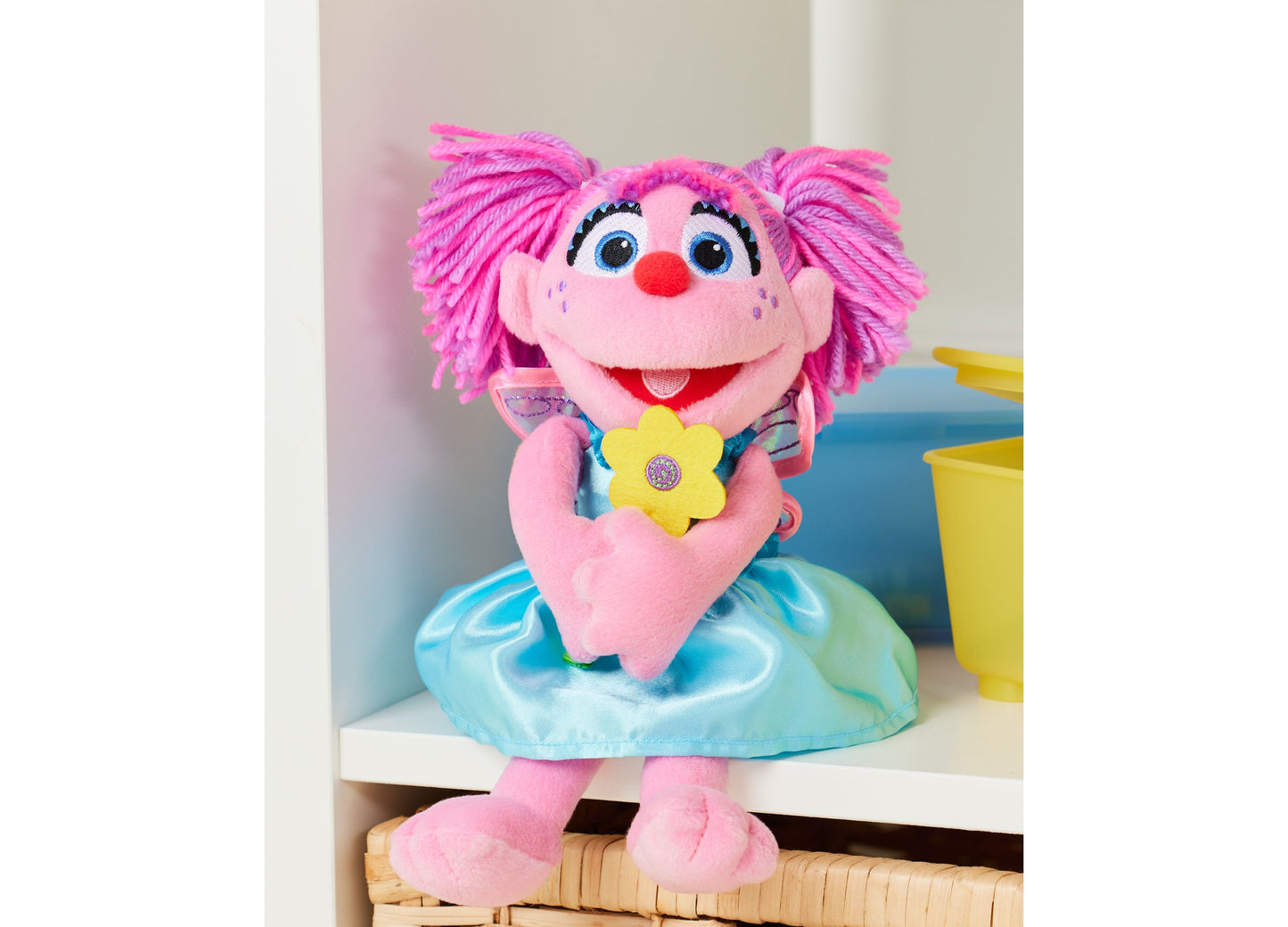 GUND Abby Cadabby 11 inch Plush with Iridescent Wings and Flower