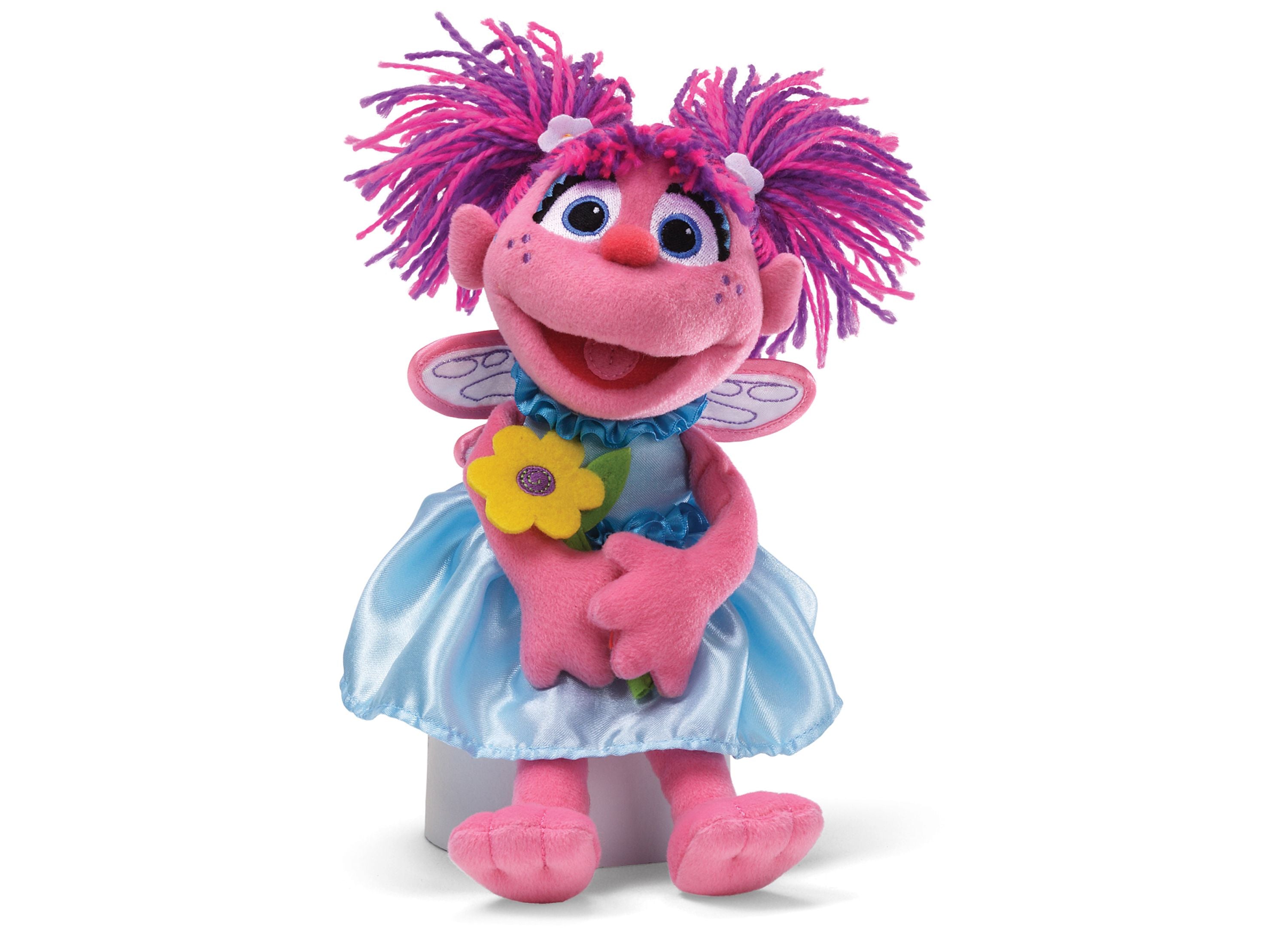 GUND Abby Cadabby 11 inch Plush with Iridescent Wings and Flower Toys R Us