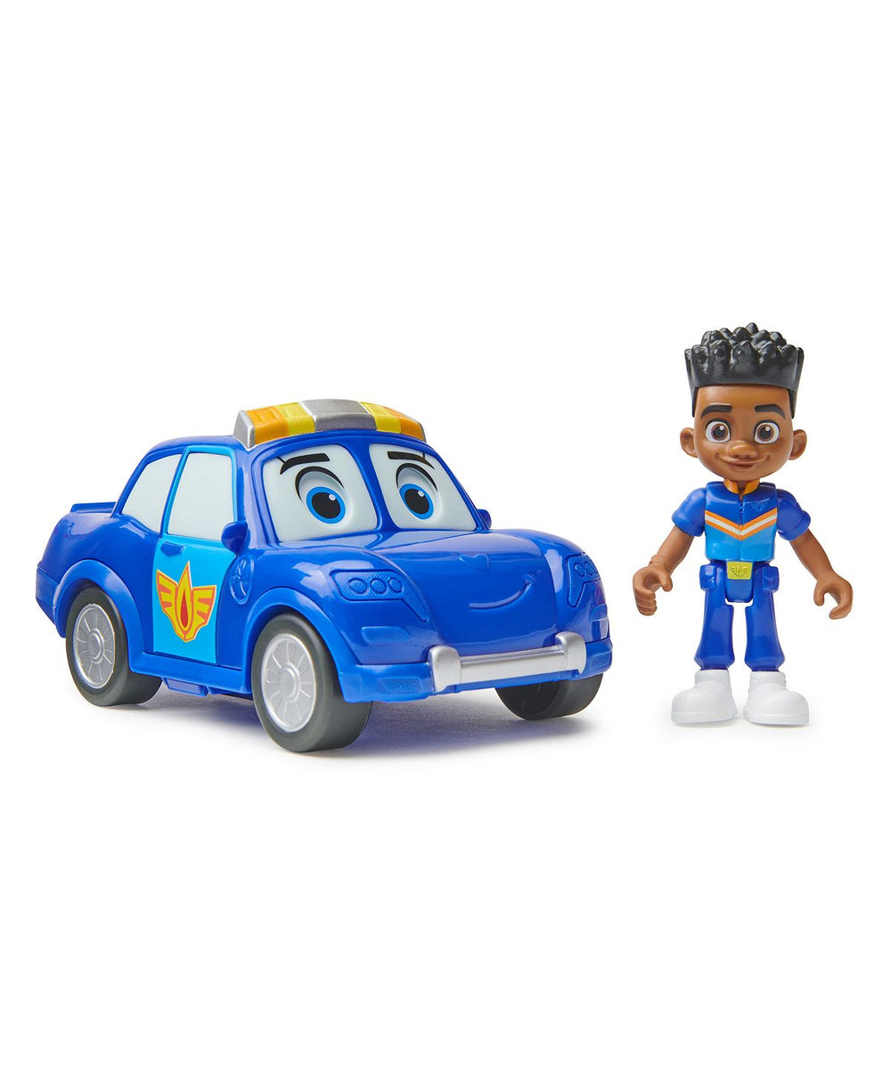 Disney Junior Firebuds Jayden and Piston Interactive Police Car Toy