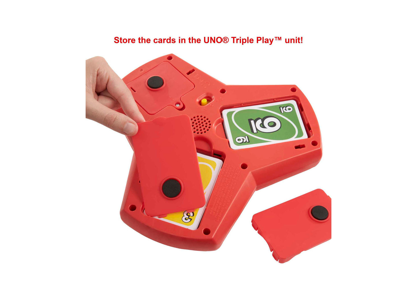 UNO Triple Play Card Game: Family Night Edition with Lights and Sounds