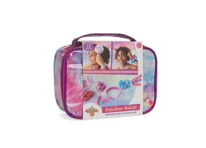 Geoffrey's Toy Box 13-Piece Rainbow Salon Hair Accessory Set for Kids