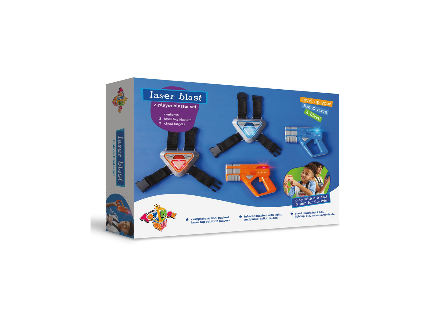 Geoffrey's Toy Box Laser Blast 2-Player Interactive Blaster Set