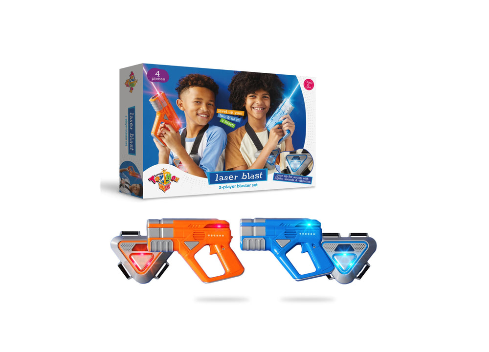 Geoffrey's Toy Box Laser Blast 2-Player Blaster Set for Kids