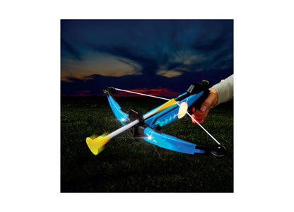 Black Series LED Light-Up Crossbow Archery Set with Target and Darts