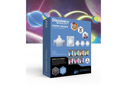 Discovery #MINDBLOWN Cosmic Bounce DIY Maker Set - 12-Piece Glow-in-the-Dark Kit