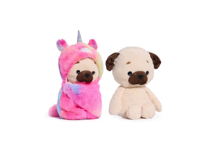 Geoffrey's Toy Box 10 inch Cozie Friends Pug Unicorn Plush - Exclusive at Macy's