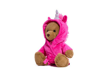 Geoffrey's Toy Box 9.5 inch Plush Teddy Bear in Unicorn Robe - Exclusive to Macy's