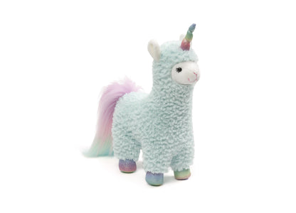 Gund Cotton Candy 11 inch Llamacorn Plush Toy - Pastel Turquoise