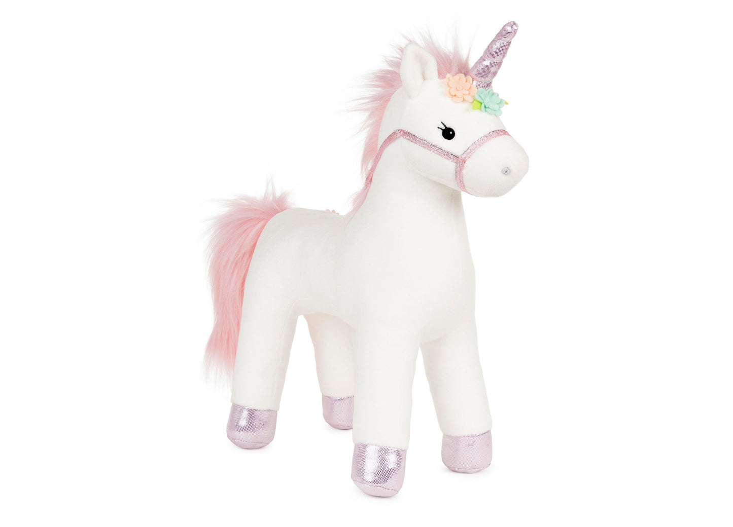 Gund Happy & Fun Collection 15 inch Lily Rose Unicorn Plush - White