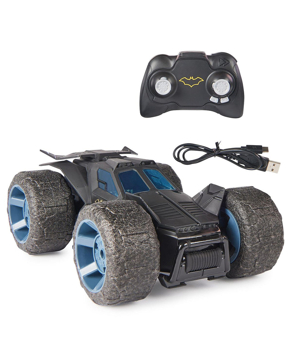 Spin Master Batman Stunt Force Batmobile - Indoor Remote Control Car with Turbo Boost