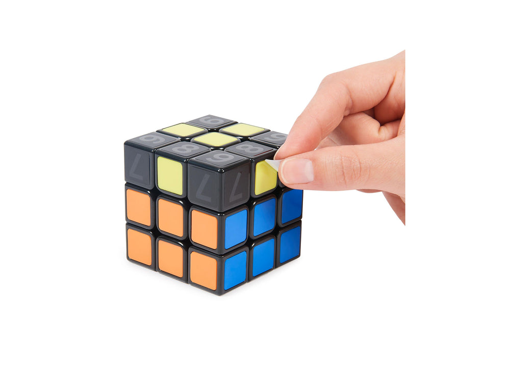 Rubik's Coach Cube, Learn To Solve 3x3 Cube with Stickers, Guide, Videos Stress Relief Fidget Toy