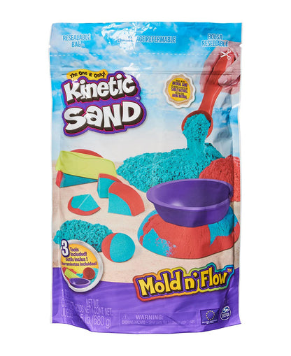 Kinetic Sand - Mold N' Flow Playset - Sensory Sand Activity Kit