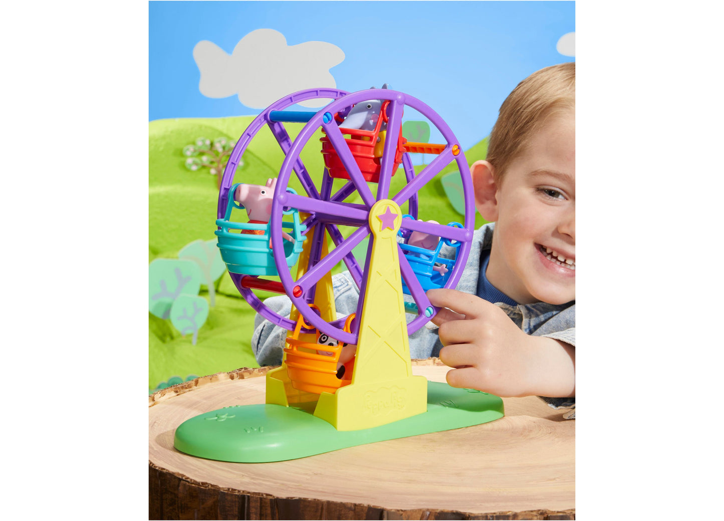 Peppa Pig Peppa's Fun Fair Playset with Spinning Ferris Wheel