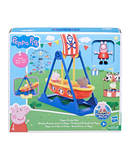 Peppa Pig Pirate Ship Ride Playset with Swinging Action