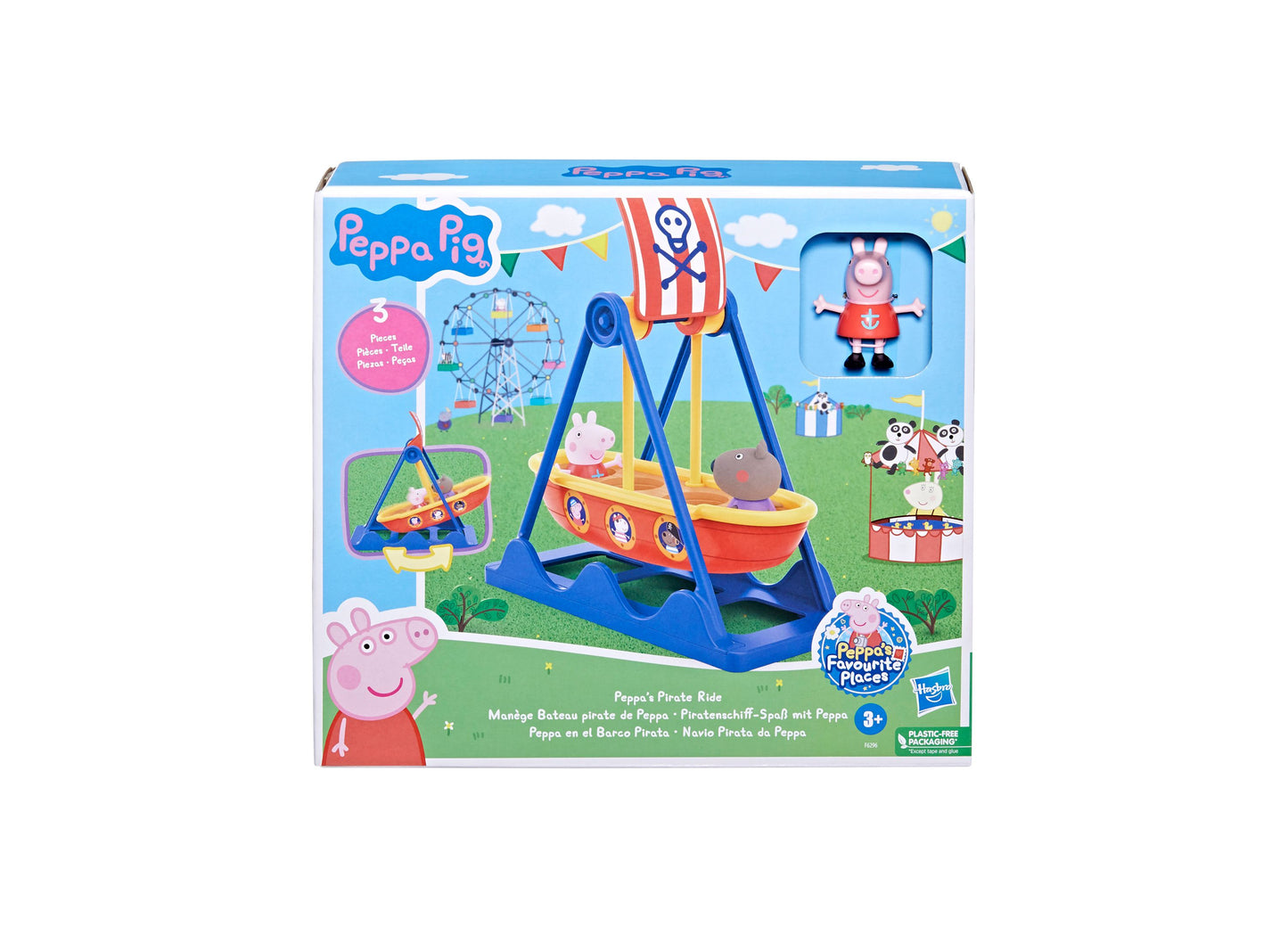 Peppa Pig Pirate Ship Ride Playset with Swinging Action