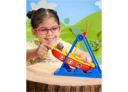 Peppa Pig Pirate Ship Ride Playset with Swinging Action