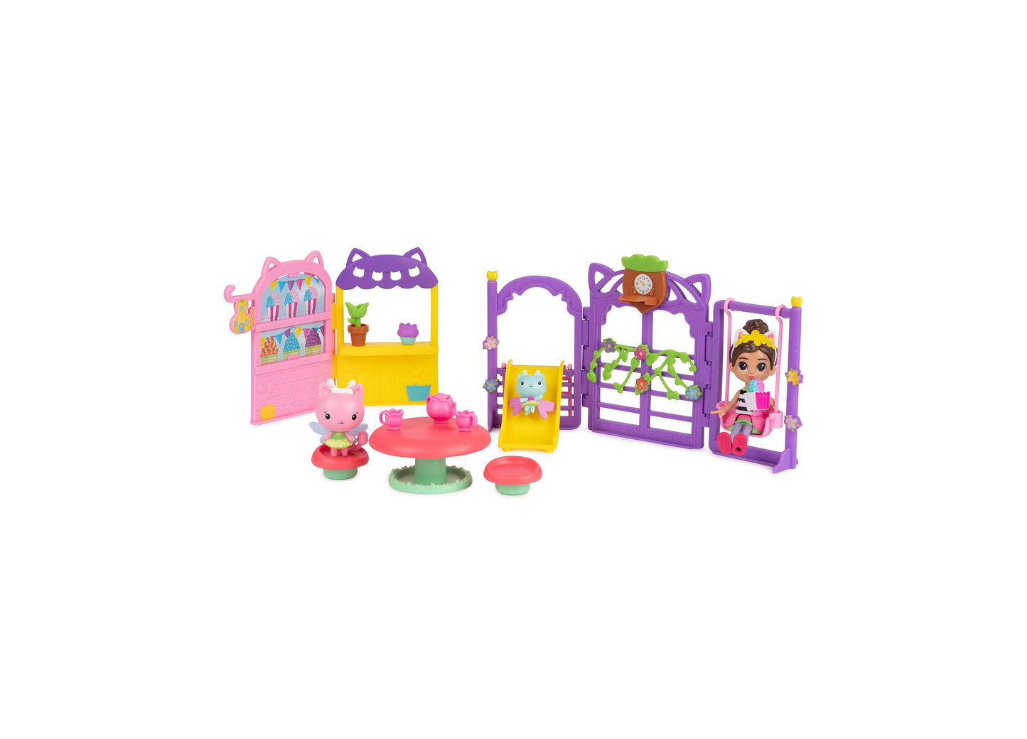 Gabby's Dollhouse 18-Piece KittyFairy Garden Party Playset with Exclusive Figures