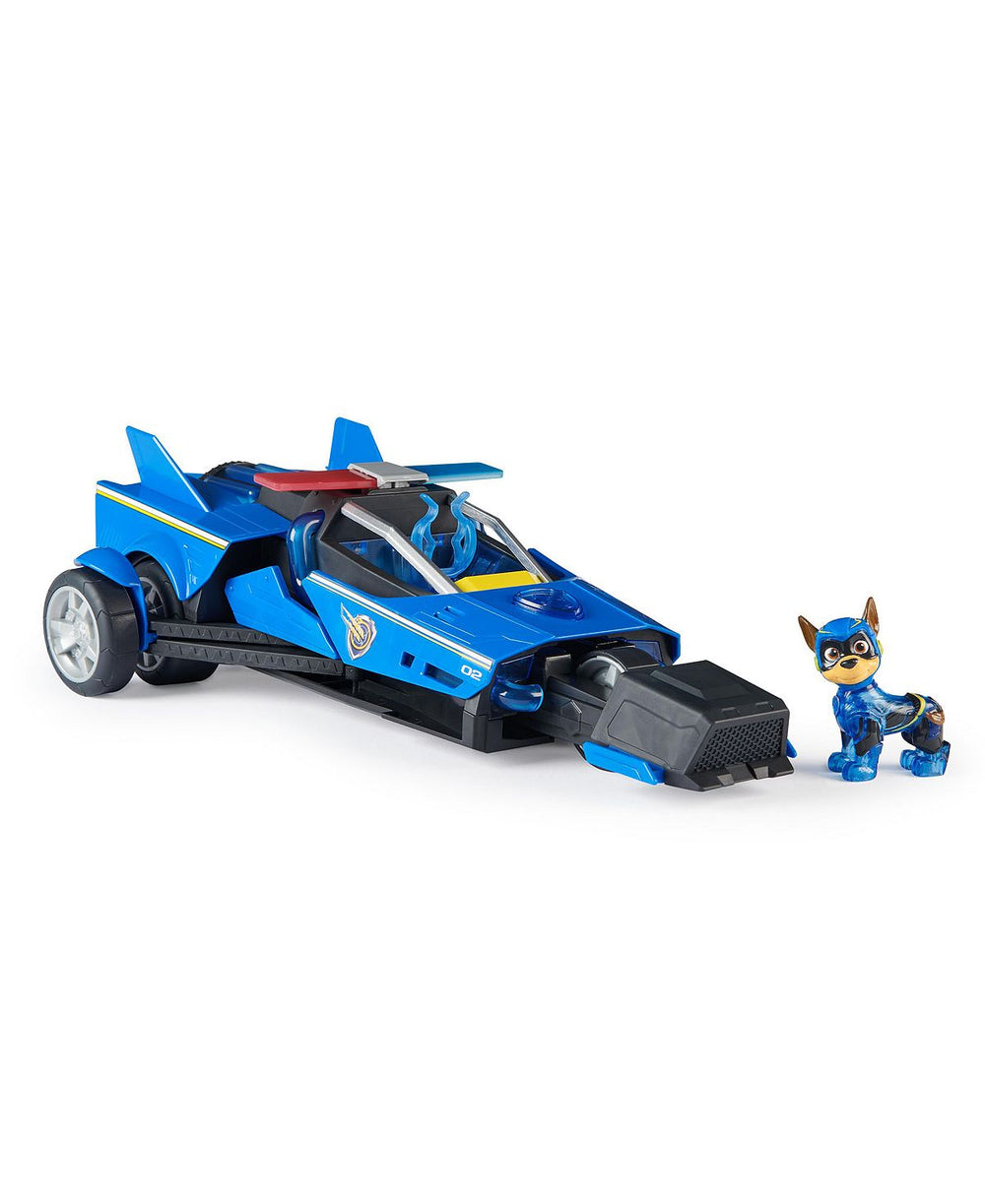 PAW Patrol Mighty Movie Chase's Transforming Cruiser with Action Figure