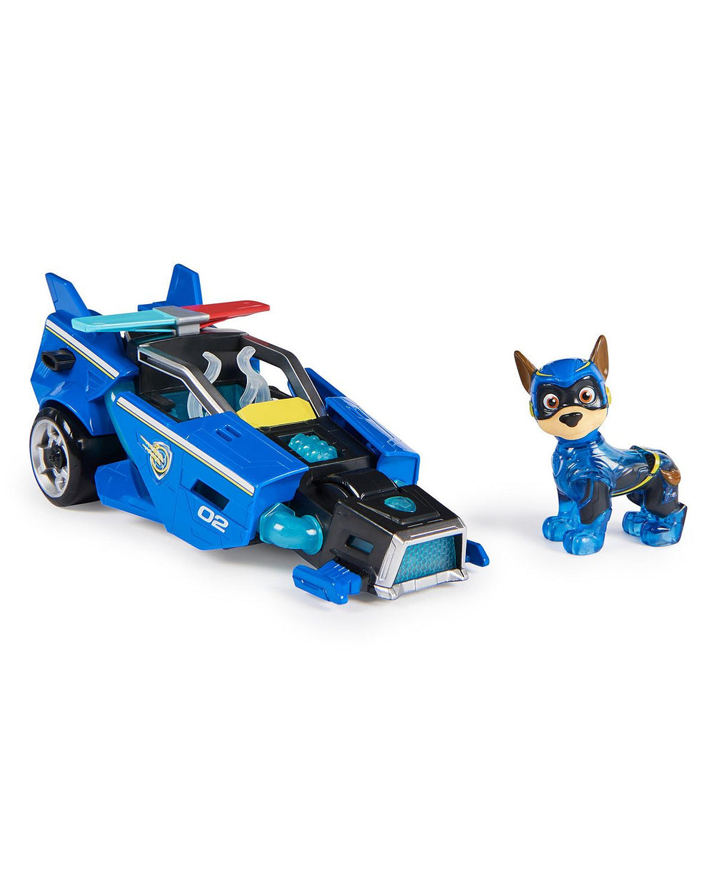 PAW Patrol Mighty Movie Chase's Transforming Police Car Toy with Action Figure