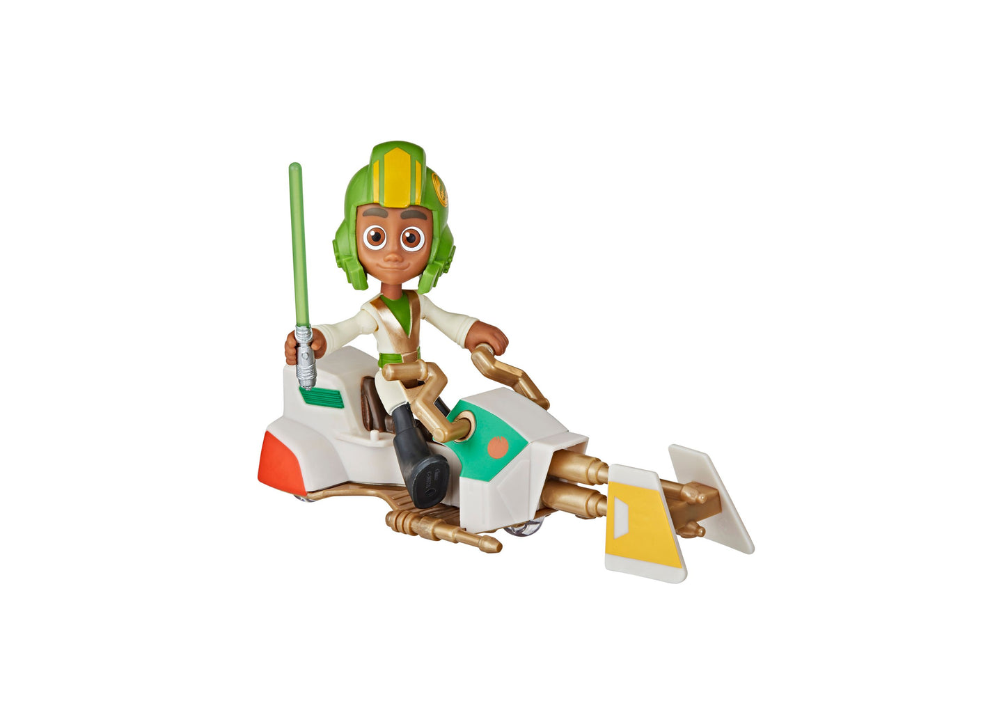 Hasbro Star Wars Young Jedi Adventures - Kai Brightstar Figure with Speeder Bike